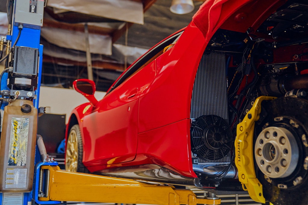 Twin Intercooler Set 15-20 Ferrari 488 GTB 16-20 Ferrari 488 Spider 19-21 Ferrari 488 Pista / Spider 2020+ Ferrari F8 Tributo / F8 Spider