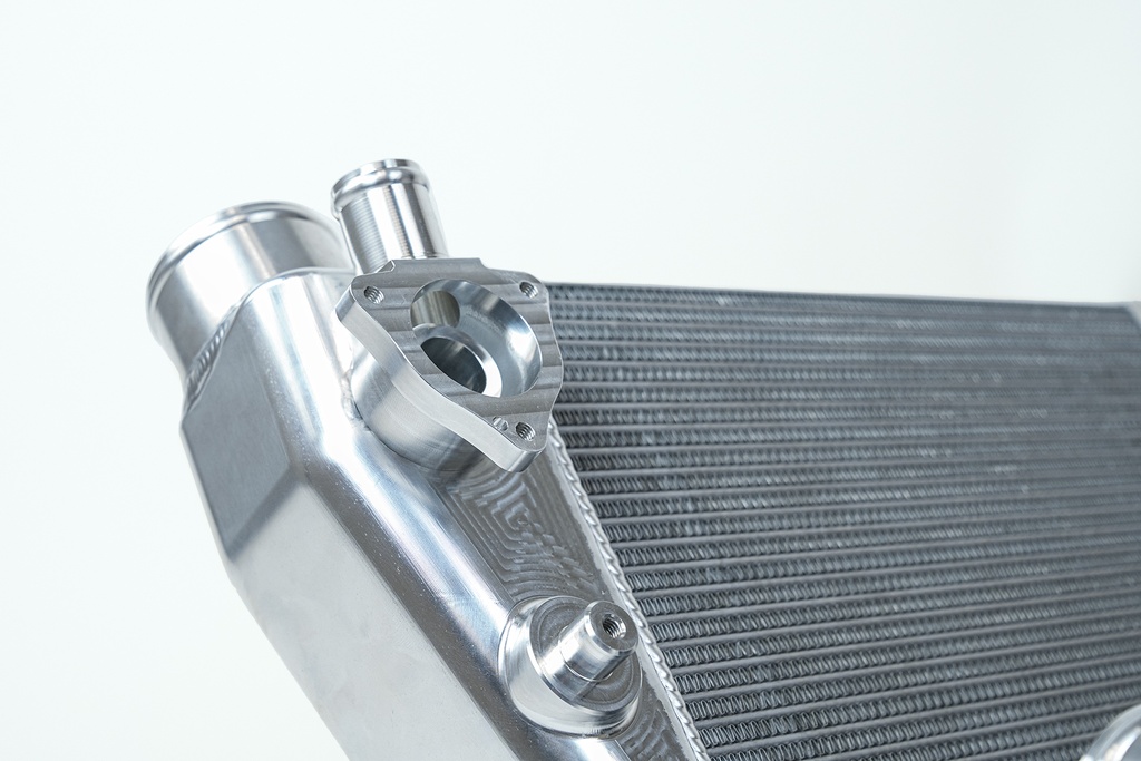 Twin Intercooler Set 15-20 Ferrari 488 GTB 16-20 Ferrari 488 Spider 19-21 Ferrari 488 Pista / Spider 2020+ Ferrari F8 Tributo / F8 Spider In Custom Thermal Dispersion Black Finish
