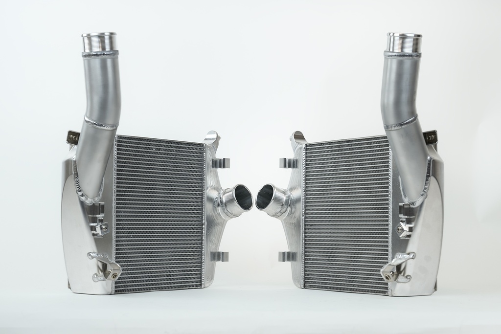 Twin Intercooler Set (Raw) 2019+ Lamborghini Urus 2020+ Audi SQ8 2020+ Audi SQ8 2020+ Audi SQ7 2019+ Porsche Cayenne GTS / Turbo / Turbo S / Turbo GT