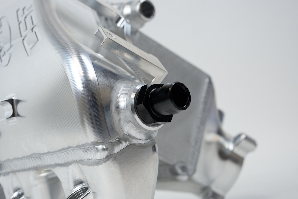 S58 Charge Air Cooler Manifold 2021+ BMW G8X M3/M4 2023+ BMW G8X M2 In Custom Thermal Dispersion Black Finish
