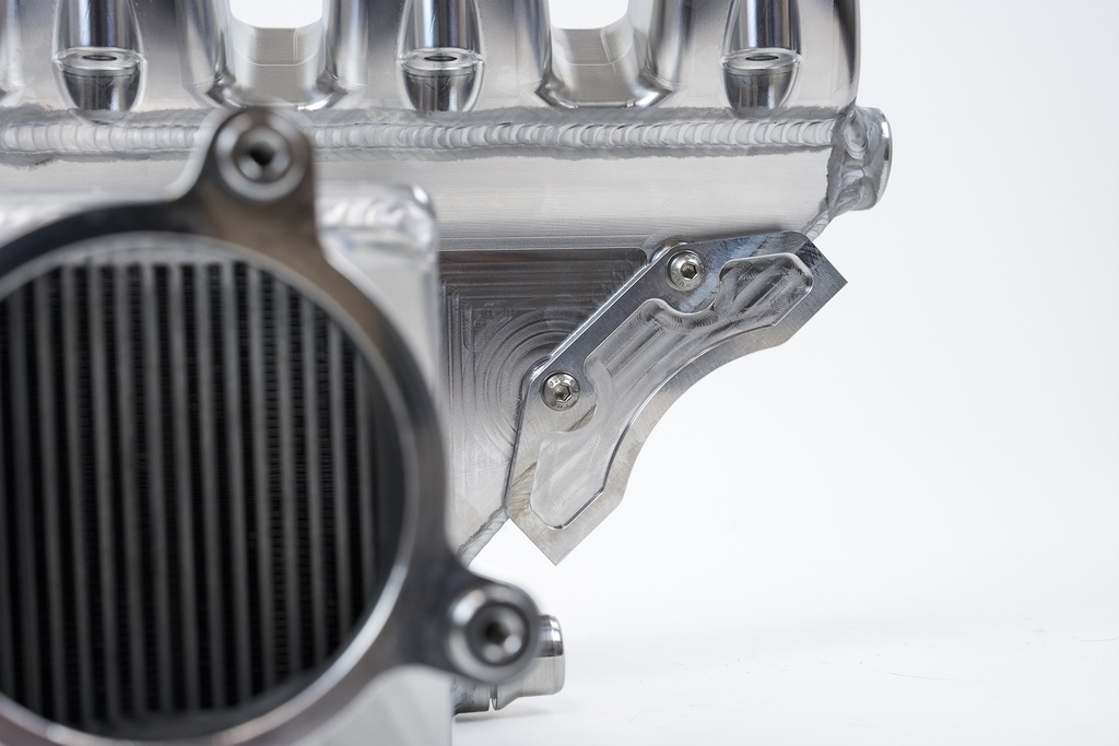 S58 Charge Air Cooler Manifold 2021+ BMW G8X M3/M4 2023+ BMW G8X M2 In Custom Thermal Dispersion Black Finish