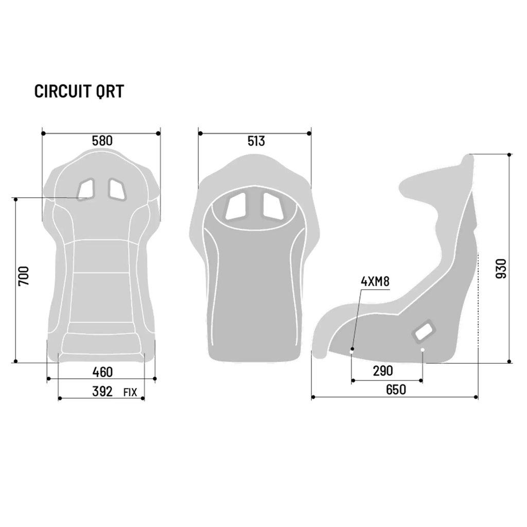 SPARCO LIGHTER SEAT CIRCUIT QRT