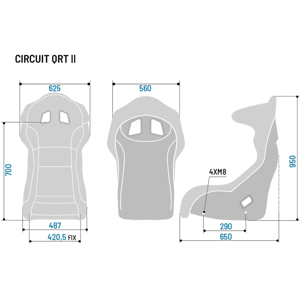 SPARCO SEAT CIRCUIT II QRT