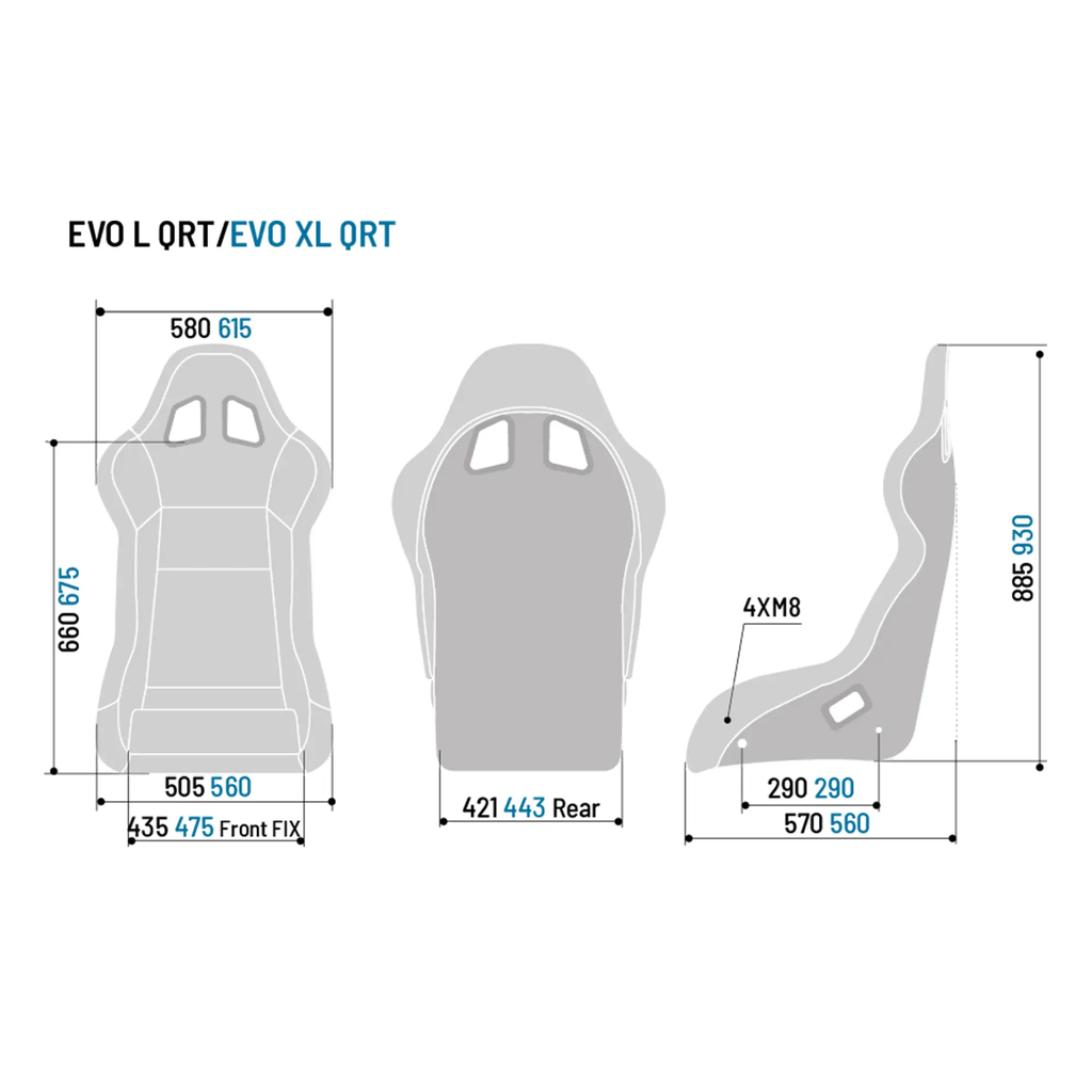 SPARCO SEAT EVO XL QRT GAMING
