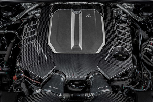 Eventuri - Audi C8 RS6 RS7 Black Carbon Engine Cover Gloss