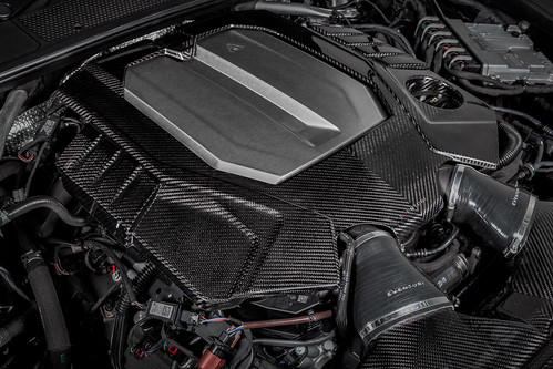 Eventuri - Audi C8 RS6 RS7 Black Carbon Engine Cover Gloss