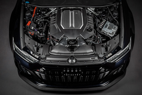 Eventuri - Audi C8 RS6 RS7 Black Carbon Engine Cover Matte