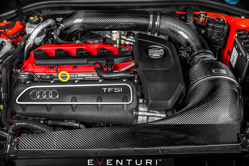 Eventuri - Audi 8V RS3 LHD Full Black Carbon intake Gen 1