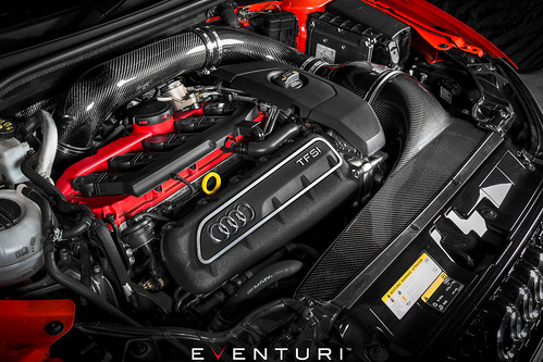 Eventuri - Audi 8V RS3 RHD Full Black Carbon intake Gen 1