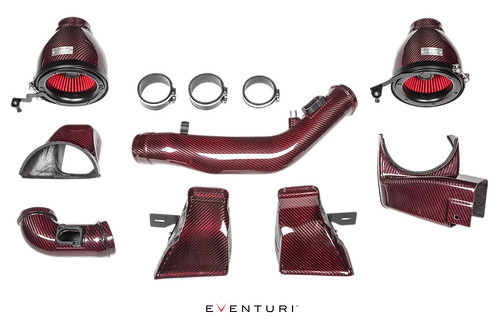 BMW F8X M3/M4 V2 Full Black Carbon intake with SEALED Carbon ducts