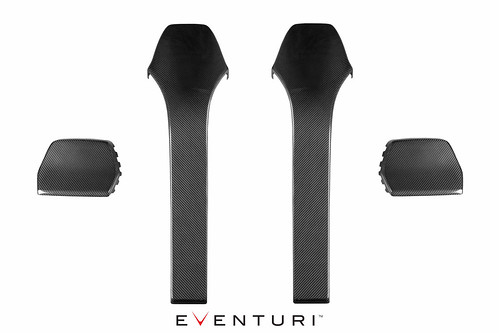 BMW F8X M3/M4 Black Carbon Seat Back Covers