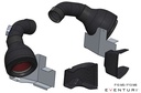 BMW F10 M5 Full Black Carbon intake