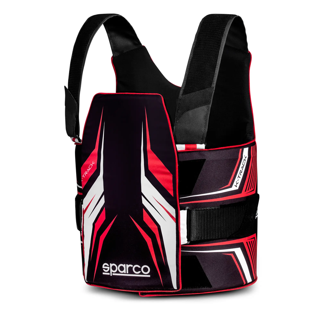 SPARCO RIB PROTECTOR K-TRACK FIA RED