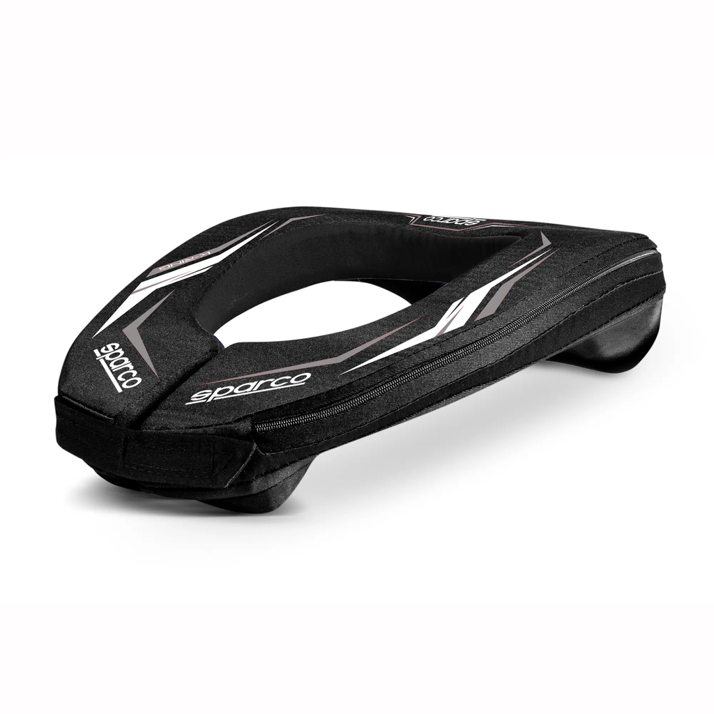 SPARCO ROUND COLLAR KART K-RING KID BK/WH
