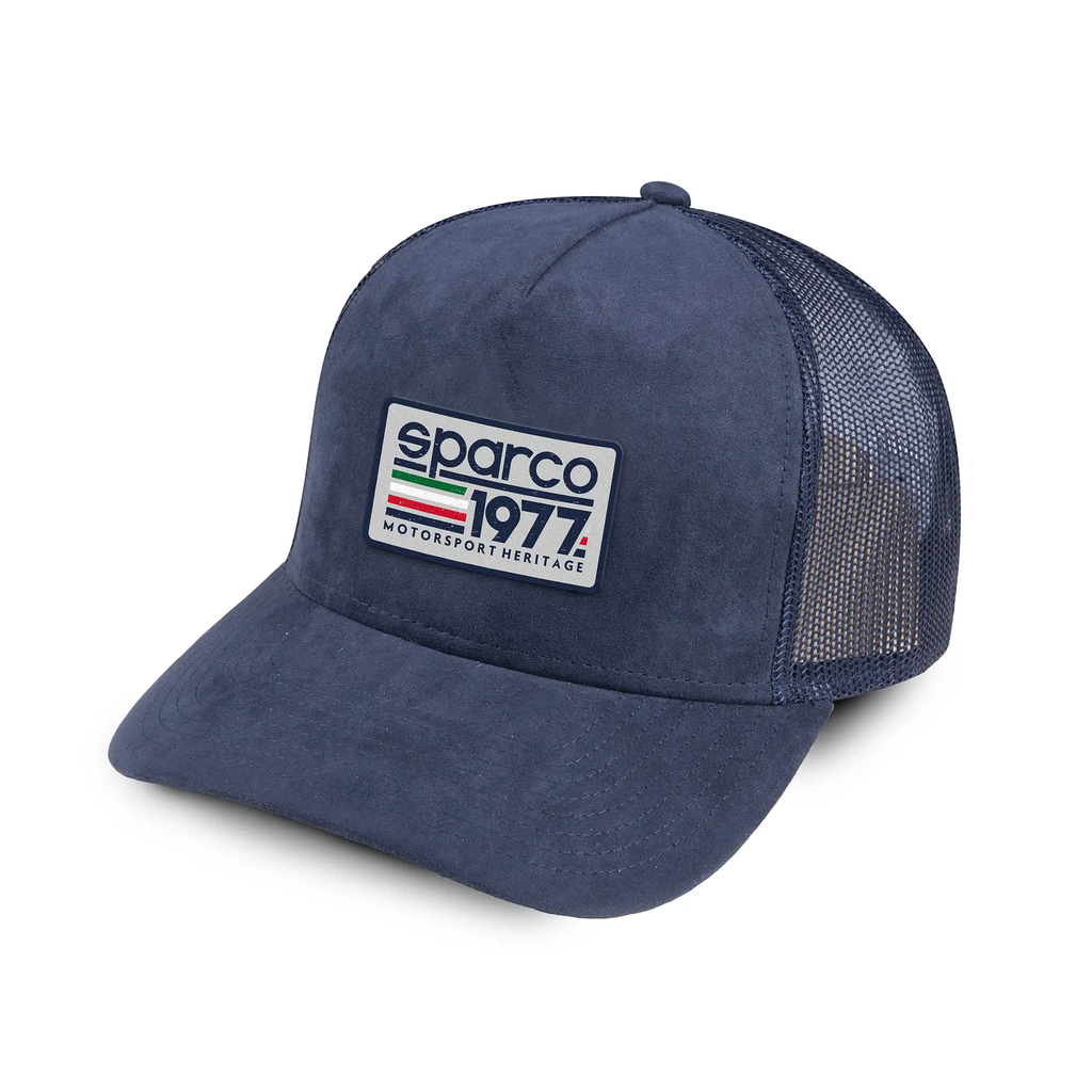SPARCO CAP TRUCKER BLUE MARINE