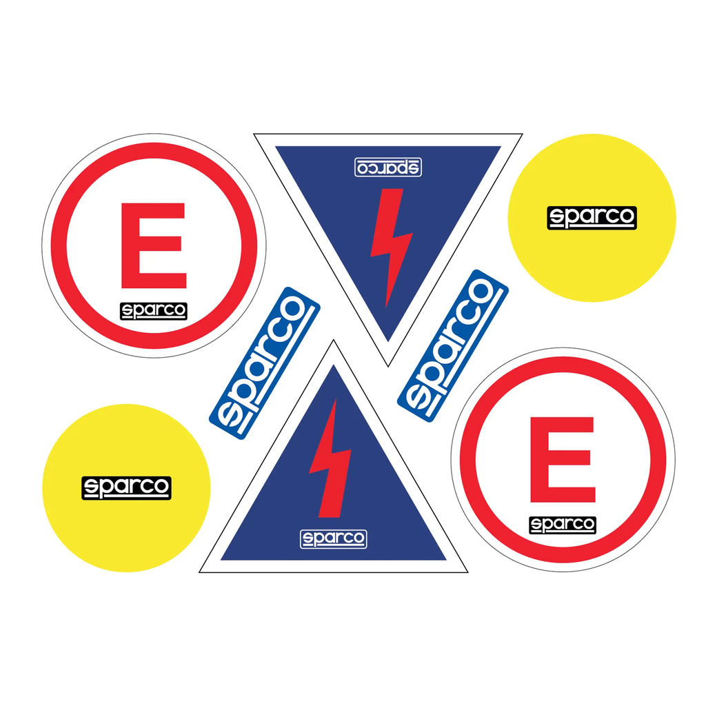 SPARCO STICKERS KIT FOR RALLY CAR