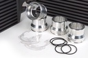 CSF Intercooler - Porsche 911 Turbo / Turbo S (.1 &.2) (991 series) 2.5" Slip on Adaptor Fittings With Locking Clip (2 per kit)