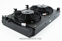 Porsche 944 All-Aluminum Fan Shroud w/ Dual 9-inch SPAL Fans 83-89 Porsche 944 2.5L NA & Turbo 89 Porsche 944 2.7L NA 89-91 Porsche 944 3.0L NA
