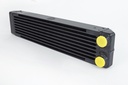 Universal Dual-Pass Oil Cooler w/ Direct Fitment for Porsche 911 Center Front Oil Cooler (’73 RS Style) – M22 x 1.5 Connections – 22”L x 4.75”H x 2.16”W