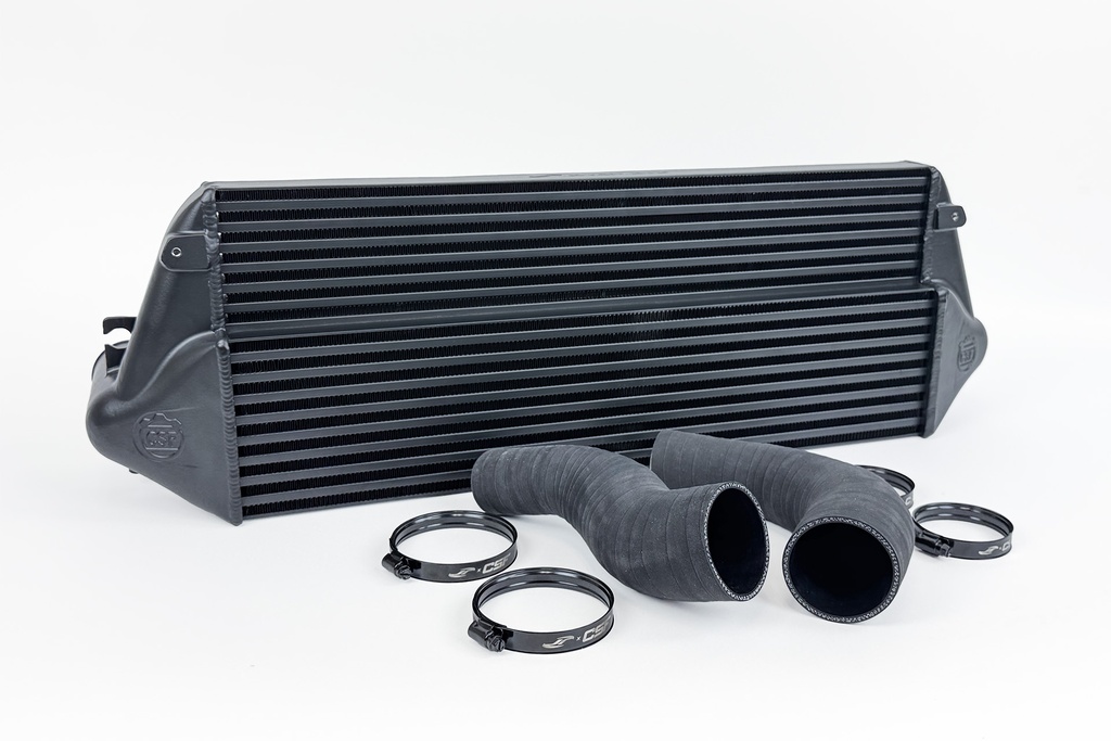 High Performance Stepped Core Tube/Fin Intercooler 23+ Toyota GR Corolla (Black)