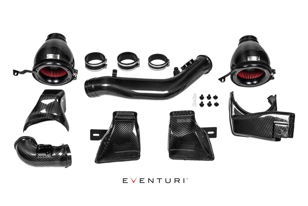 BMW F8X M3/M4 V2 Full Black Carbon intake with SEALED Carbon ducts